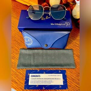 Limited Edition DisneyWorldResort 50th Anniversary Polarized Ray-Ban Sunglasses